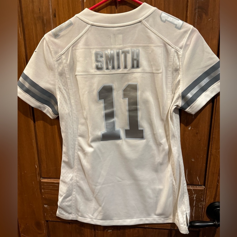 (RARE) Alex Smith Kansas City Chiefs Nike Platinum Limited Jersey - White